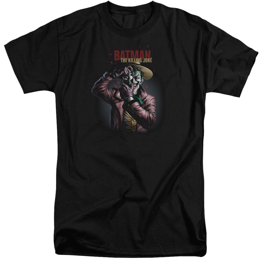 Joker, The Killing Joke Camera - Men's Tall Fit T-Shirt Men's Tall Fit T-Shirt Joker   