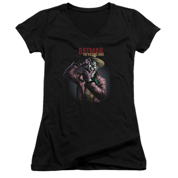 Joker, The Killing Joke Camera - Juniors V-Neck T-Shirt Juniors V-Neck T-Shirt Joker   