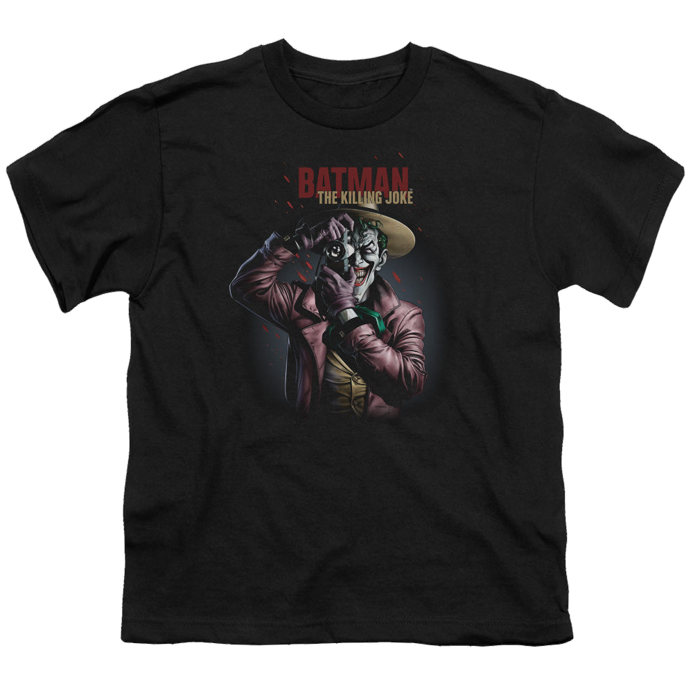Joker, The Killing Joke Camera - Youth T-Shirt Youth T-Shirt (Ages 8-12) Joker   