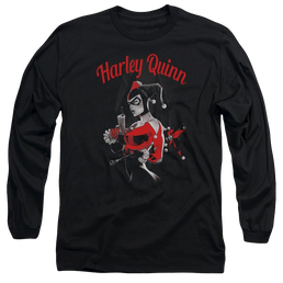 Batman Spring Gun - Men's Long Sleeve T-Shirt Men's Long Sleeve T-Shirt Harley Quinn   