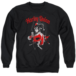 Batman Spring Gun - Men's Crewneck Sweatshirt Men's Crewneck Sweatshirt Harley Quinn   