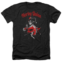 Batman Spring Gun - Men's Heather T-Shirt Men's Heather T-Shirt Harley Quinn   