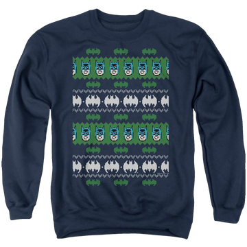 Dc Batman Batman Christmas Sweater - Men's Crewneck Sweatshirt Men's Crewneck Sweatshirt Batman   