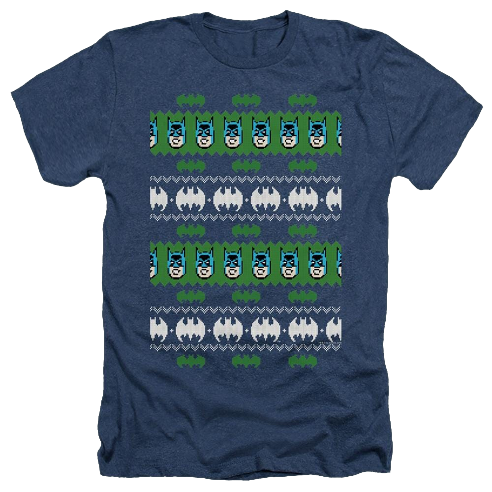 Dc Batman Batman Christmas Sweater - Men's Heather T-Shirt Men's Heather T-Shirt Batman   