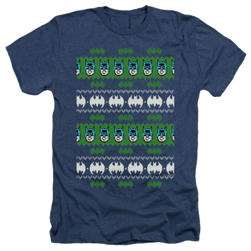 Dc Batman Batman Christmas Sweater - Men's Heather T-Shirt Men's Heather T-Shirt Batman   
