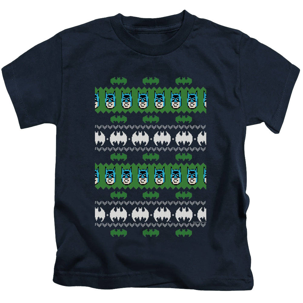 DC Batman Batman Christmas Sweater - Kid's T-Shirt Kid's T-Shirt (Ages 4-7) Batman   