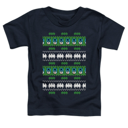 DC Batman Batman Christmas Sweater - Toddler T-Shirt Toddler T-Shirt Batman   