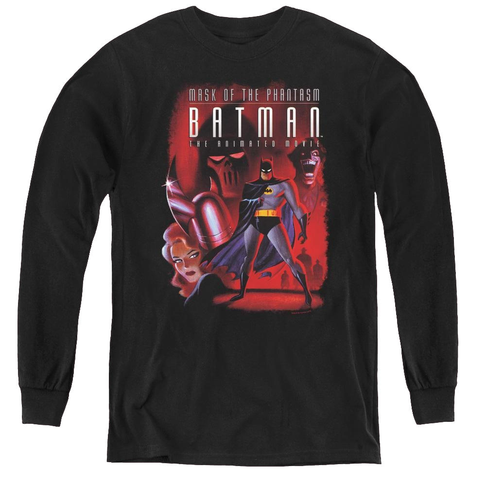 Dc Batman Phantasm Cover - Youth Long Sleeve T-Shirt Youth Long Sleeve T-Shirt Batman   