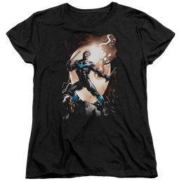 Batman Nightwing Against Owls - Women's T-Shirt Women's T-Shirt Nightwing   
