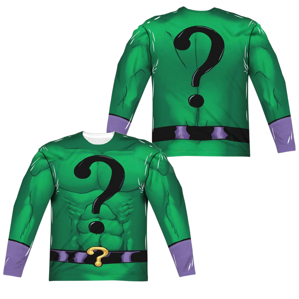 Batman Riddler Uniform - Men's All-Over Print Long Sleeve T-Shirt Men's All-Over Print Long Sleeve Batman   