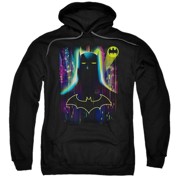 Batman Knight Lights - Pullover Hoodie Pullover Hoodie Batman   
