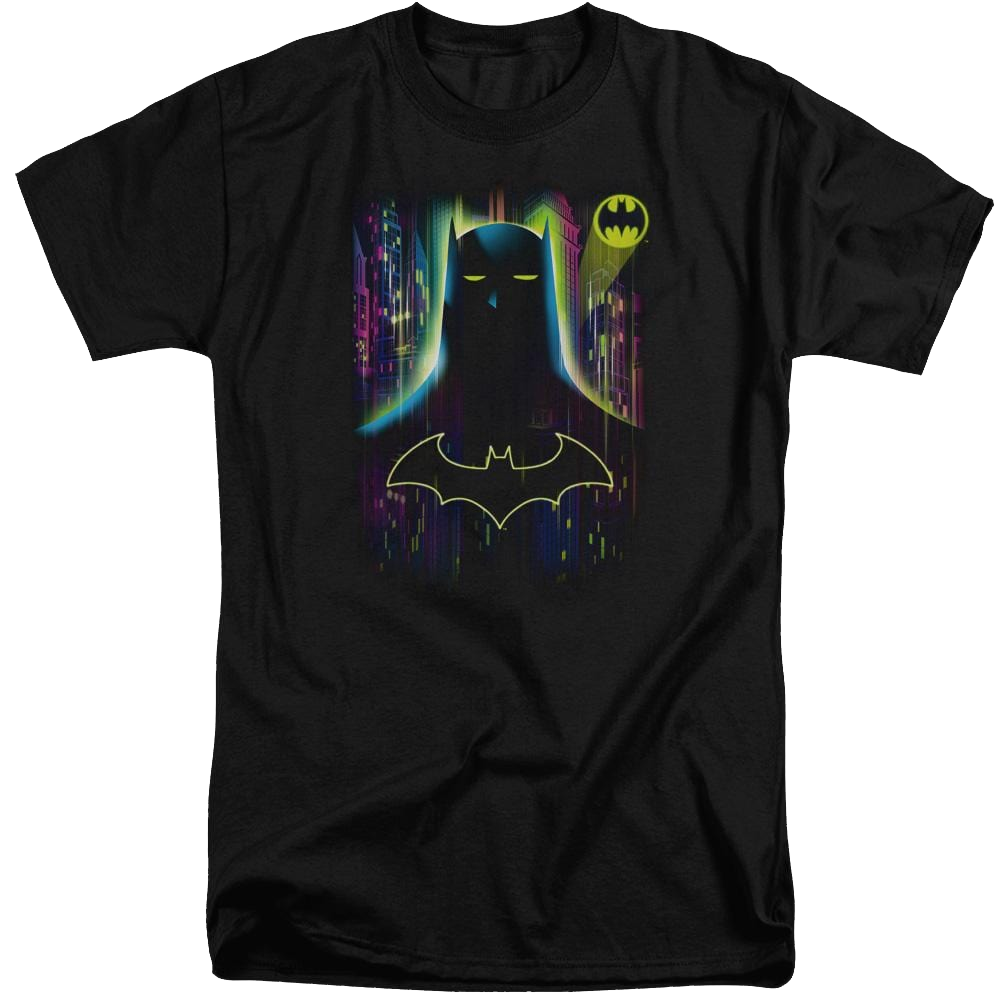 Batman Knight Lights - Men's Tall Fit T-Shirt Men's Tall Fit T-Shirt Batman   