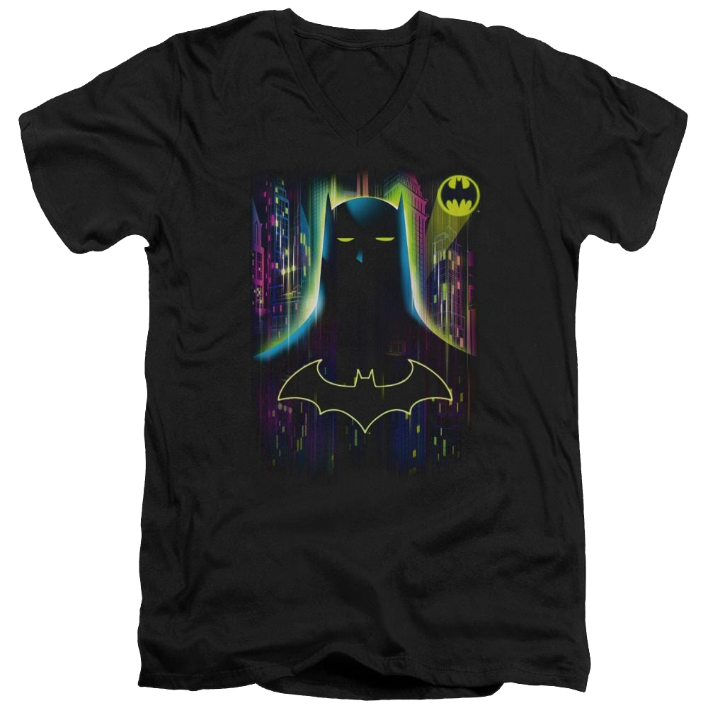 Batman Knight Lights - Men's V-Neck T-Shirt Men's V-Neck T-Shirt Batman   