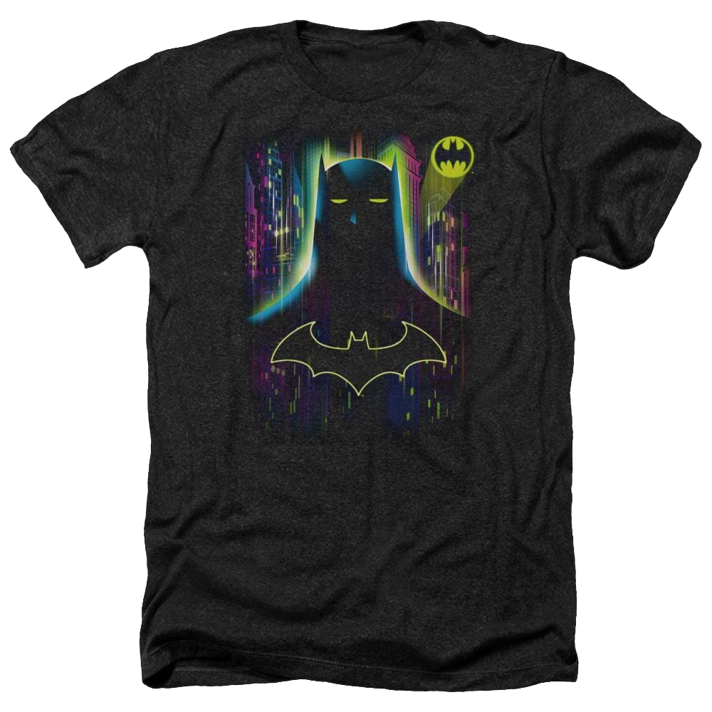 Batman Knight Lights - Men's Heather T-Shirt Men's Heather T-Shirt Batman   