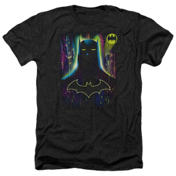 Batman Knight Lights - Men's Heather T-Shirt Men's Heather T-Shirt Batman   