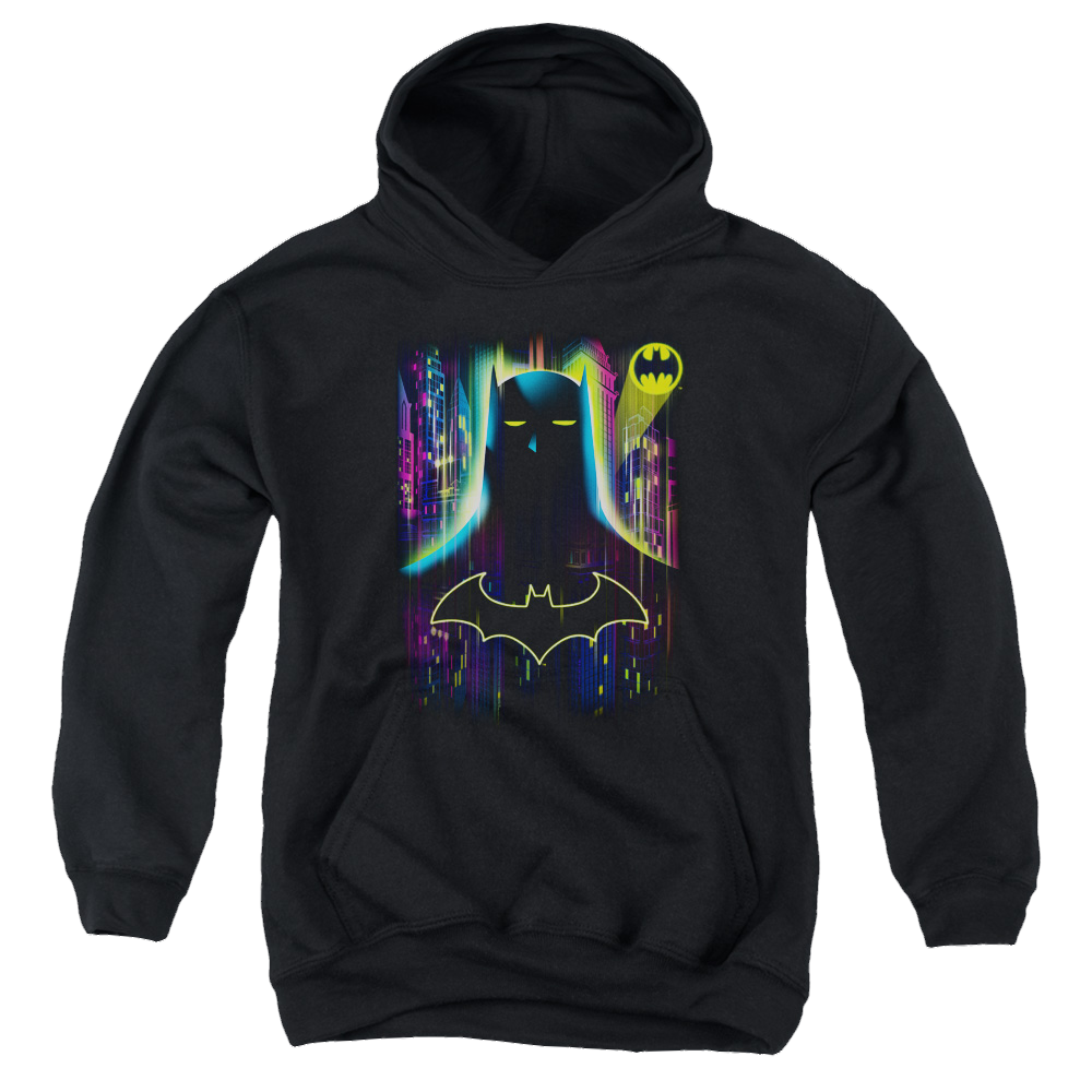 DC Batman Knight Lights - Youth Hoodie Youth Hoodie (Ages 8-12) Batman   