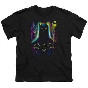 DC Batman Knight Lights - Youth T-Shirt Youth T-Shirt (Ages 8-12) Batman   