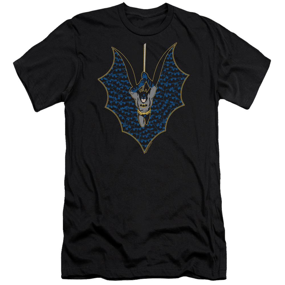 Batman Bat Fill - Men's Premium Slim Fit T-Shirt Men's Premium Slim Fit T-Shirt Batman   