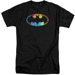 Batman Tie Dye Batman Logo - Men's Tall Fit T-Shirt Men's Tall Fit T-Shirt Batman   