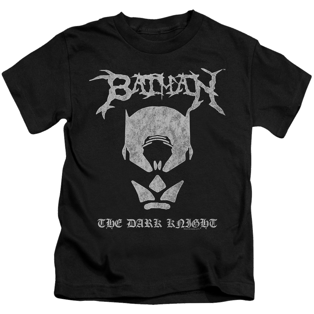 DC Batman Black Metal Batman - Kid's T-Shirt Kid's T-Shirt (Ages 4-7) Batman   