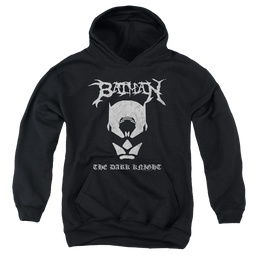 DC Batman Black Metal Batman - Youth Hoodie Youth Hoodie (Ages 8-12) Batman   