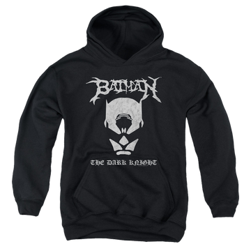 DC Batman Black Metal Batman - Youth Hoodie Youth Hoodie (Ages 8-12) Batman   