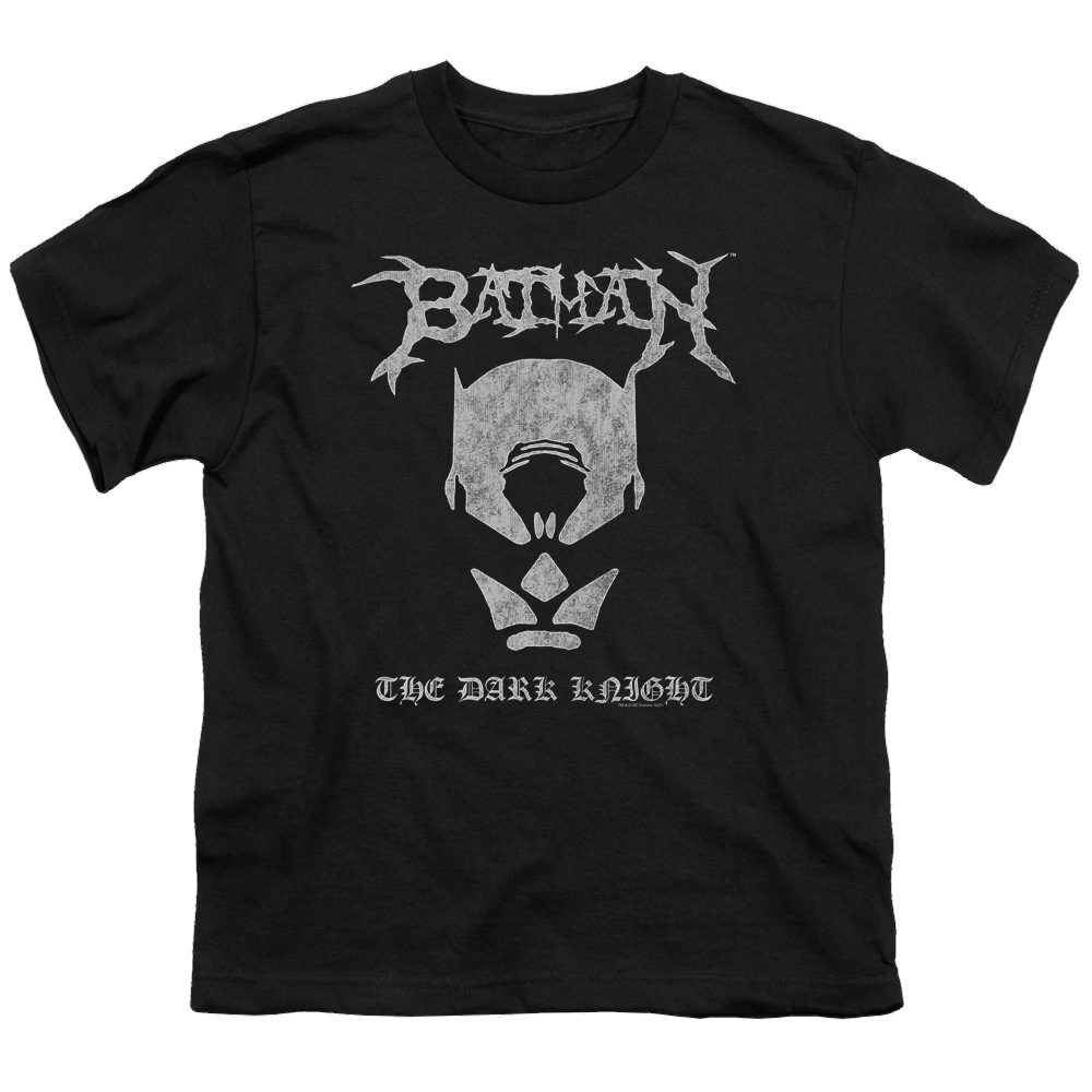 DC Batman Black Metal Batman - Youth T-Shirt Youth T-Shirt (Ages 8-12) Batman   