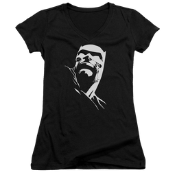 Batman Dkr Head - Juniors V-Neck T-Shirt Juniors V-Neck T-Shirt Batman   