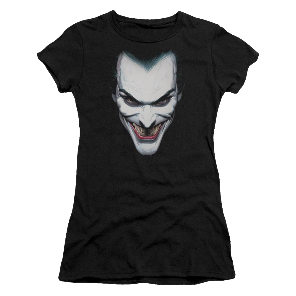 Batman Joker Portrait - Juniors T-Shirt Juniors T-Shirt Joker   