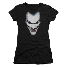 Batman Joker Portrait - Juniors T-Shirt Juniors T-Shirt Joker   