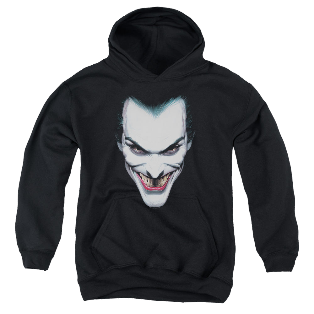 Joker, The Joker Portrait - Youth Hoodie Youth Hoodie (Ages 8-12) Joker   