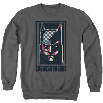 Batman American Batman - Men's Crewneck Sweatshirt Men's Crewneck Sweatshirt Batman   