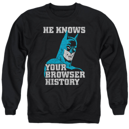Batman Batman Knows - Men's Crewneck Sweatshirt Men's Crewneck Sweatshirt Batman   