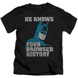 DC Batman Batman Knows - Kid's T-Shirt Kid's T-Shirt (Ages 4-7) Batman   