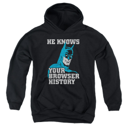 DC Batman Batman Knows - Youth Hoodie Youth Hoodie (Ages 8-12) Batman   