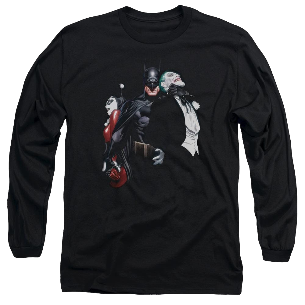 Batman Joker Harley Choke - Men's Long Sleeve T-Shirt Men's Long Sleeve T-Shirt Harley Quinn   