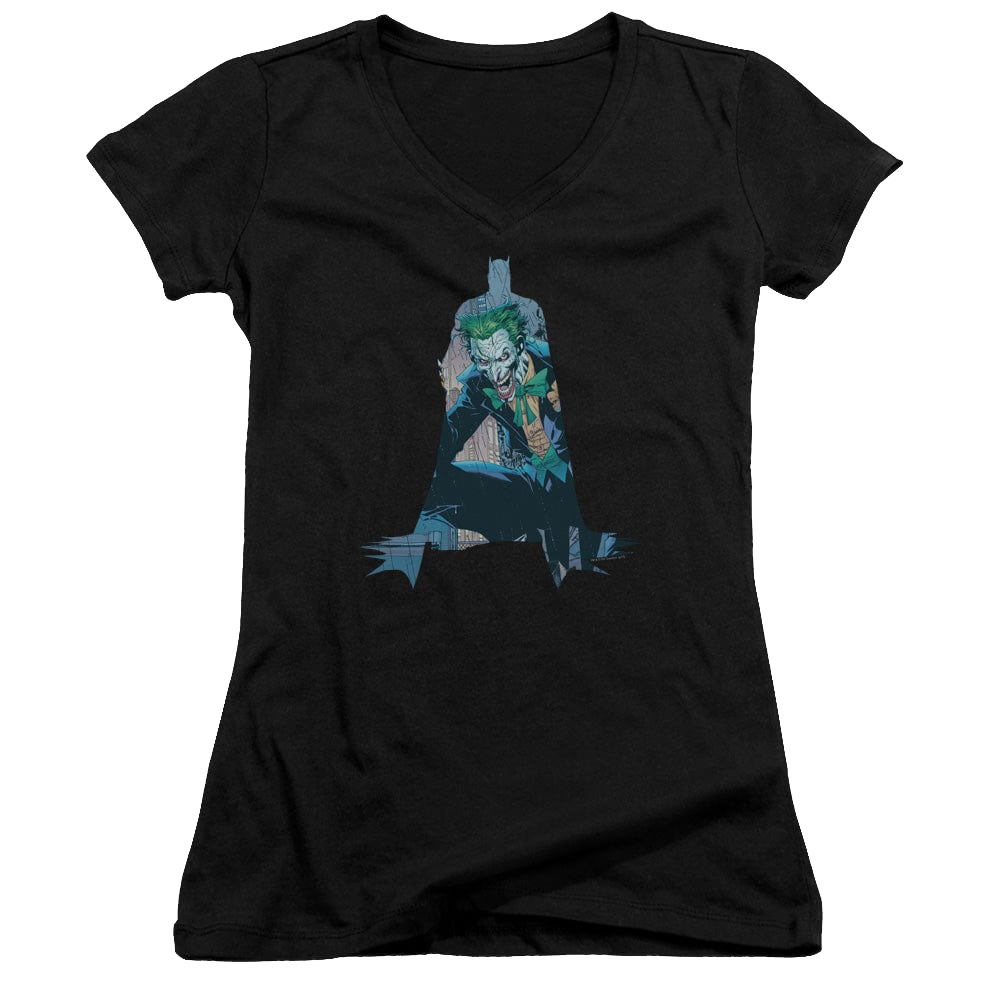 DC Batman Scene Inside - Juniors V-Neck T-Shirt Juniors V-Neck T-Shirt Batman   