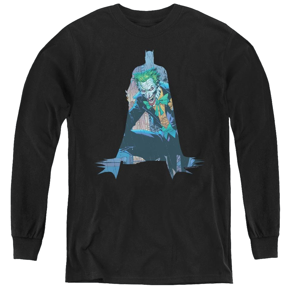 Dc Batman Scene Inside - Youth Long Sleeve T-Shirt Youth Long Sleeve T-Shirt Batman   