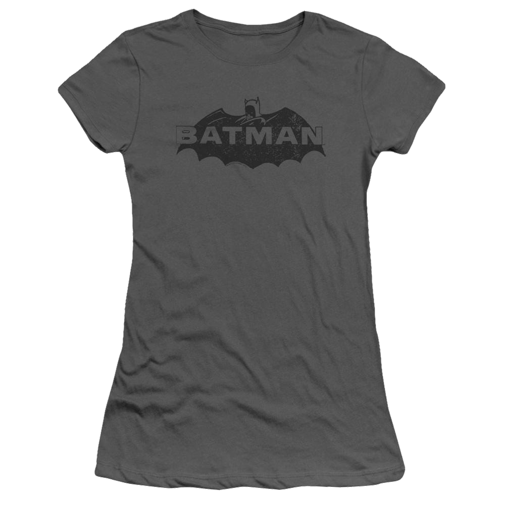 Batman Newsprint Logo - Juniors T-Shirt Juniors T-Shirt Batman   