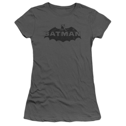 Batman Newsprint Logo - Juniors T-Shirt Juniors T-Shirt Batman   