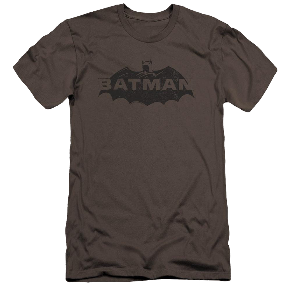 Batman Newsprint Logo - Men's Premium Slim Fit T-Shirt Men's Premium Slim Fit T-Shirt Batman   