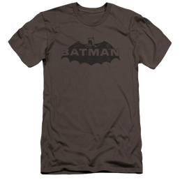 Batman Newsprint Logo - Men's Premium Slim Fit T-Shirt Men's Premium Slim Fit T-Shirt Batman   
