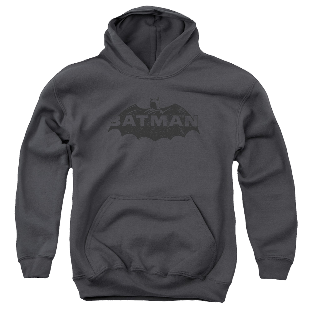 DC Batman Newsprint Logo - Youth Hoodie Youth Hoodie (Ages 8-12) Batman   