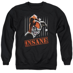 Batman Insane - Men's Crewneck Sweatshirt Men's Crewneck Sweatshirt Harley Quinn   