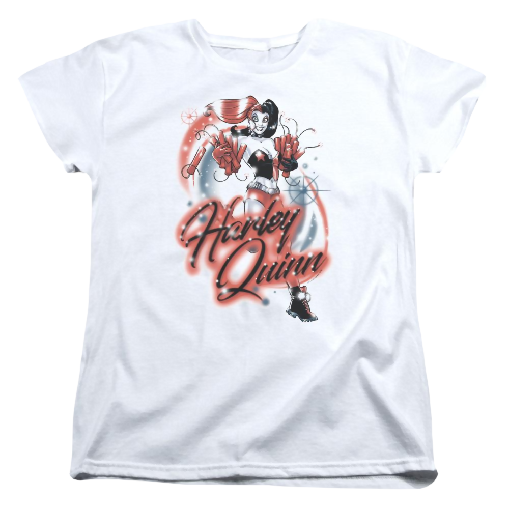 Batman Harley Airbrush - Women's T-Shirt Women's T-Shirt Harley Quinn   