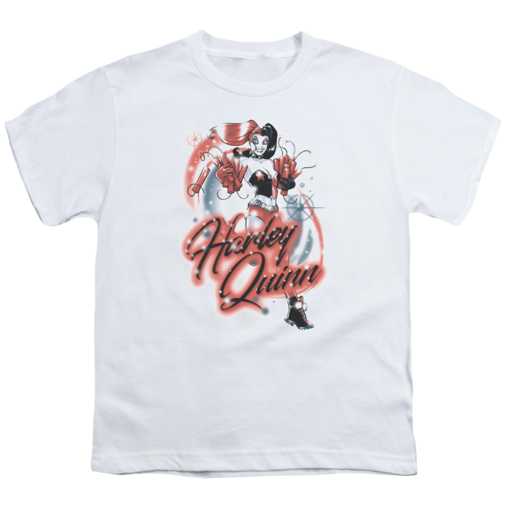 Harley Quinn Harley Airbrush - Youth T-Shirt Youth T-Shirt (Ages 8-12) Harley Quinn   
