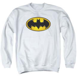 Batman Airbrush Bat Symbol - Men's Crewneck Sweatshirt Men's Crewneck Sweatshirt Batman   