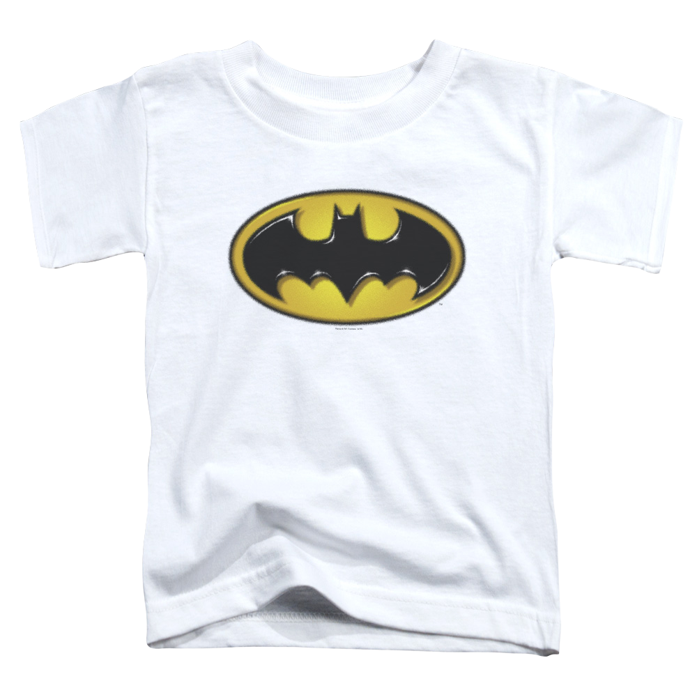 DC Batman Airbrush Bat Symbol - Kid's T-Shirt Kid's T-Shirt (Ages 4-7) Batman   