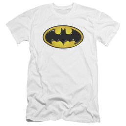 Batman Airbrush Bat Symbol - Men's Premium Slim Fit T-Shirt Men's Premium Slim Fit T-Shirt Batman   