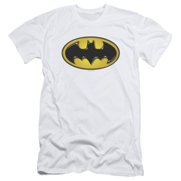Batman Airbrush Bat Symbol - Men's Slim Fit T-Shirt Men's Slim Fit T-Shirt Batman   